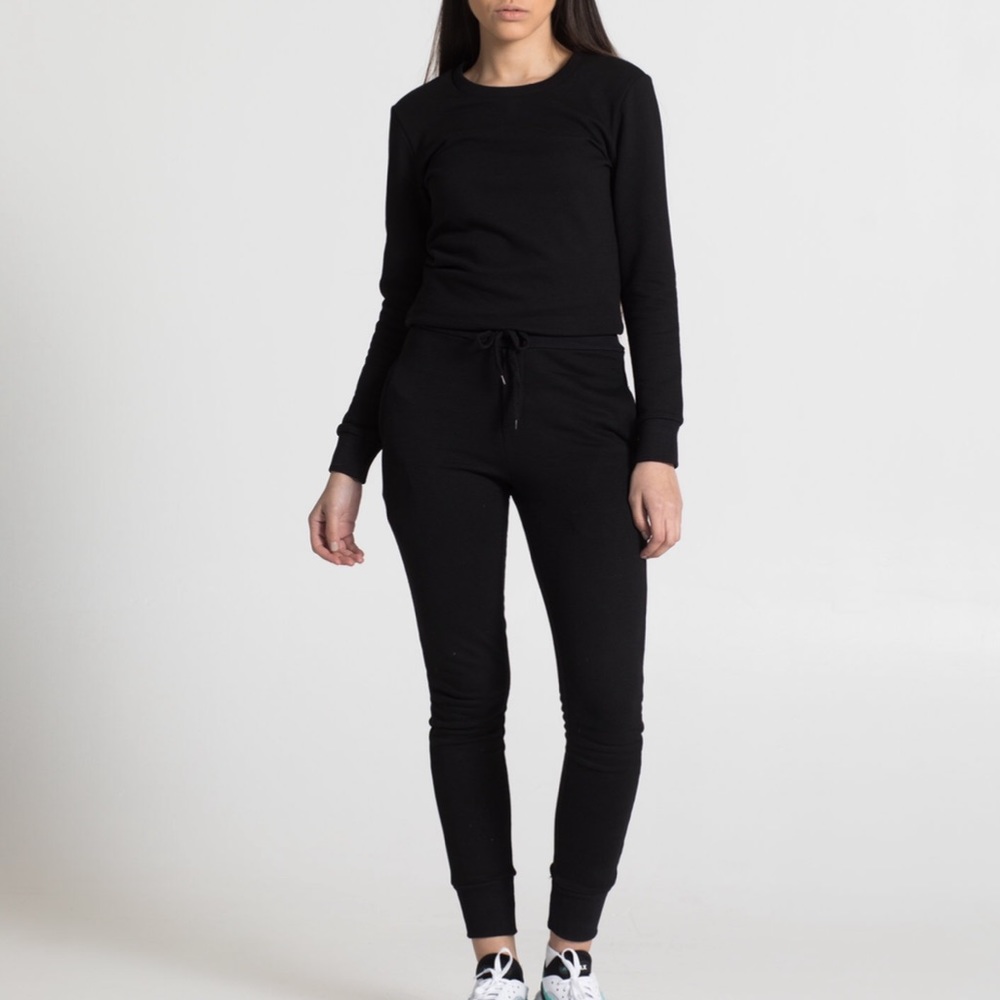 Sweatpant in Black - The Label